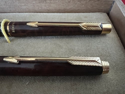 Parker Stylo-Plume Stylo à Plume 180 Laque Et Sphère 75 Scrivono Vintage