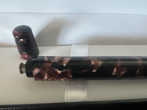 Mentmore Stylo-Plume Stylo à Plume Celluloid Diplôme à Bouton Écrit Vintage