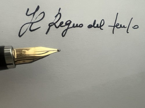 Pelikan P380 Stylo-Plume Stylo à Plume Chrome Or 14 KT Garantie Vintage 90