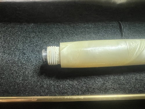 🔴 STILNOVA penna stilografica effetto madreperla pennino ORO 14 scrive vintage