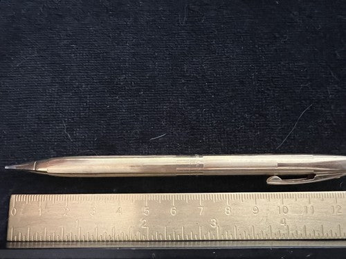 SHEAFFER'S Pencil Mechanical 834 Plated And Chiseled Guillocchè Vintage