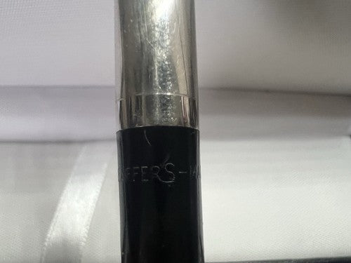 🔴 SHEAFFER's penna sfera nera cromata clip a scatto vintage