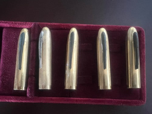 Toujours Stylo-Plume Stylo à Plume Capuchons Doré Parties Recharge Lot 5 Pcs