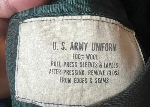 🔴 U.S. ARMI UNIFORME MEDAGLIE americana giacca lana originale 39 del 50 VINTAGE