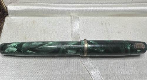 🔴 EVERSHARP Oxford Vintage-Hebelfüllfederhalter aus Zelluloid SCHREIBT '30 