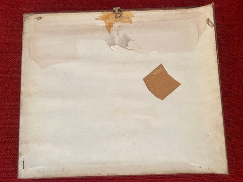 🔴 FORD MODEL T License Plate Frame Advertising Display Vintage Bright Gold Paper 