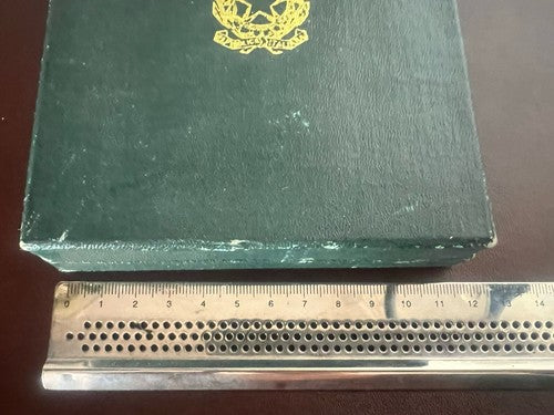 🔴 CAVALIERE scatola medaglia onorificenza custodia astuccio cofanetto N.1