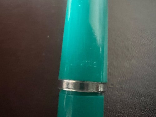 Auretta Stylo-Plume Stylo à Plume von Aurora Vert Et Cartouches Vintage 1970 