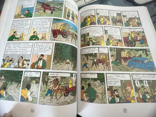🔴 TINTIN book KING OTTOKAR'S SCEPTRE Hergè comic book in English Egmont vintage 