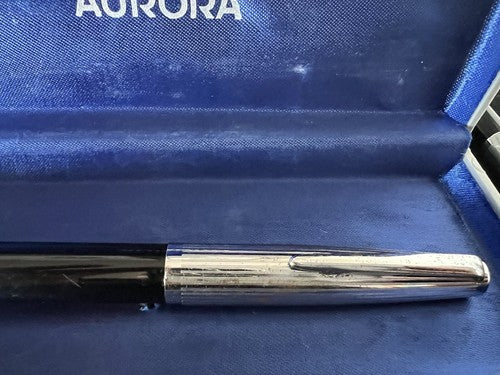 Aurora Stylo-Plume Stylo à Plume Or Duo Cart Et Sphère Scrivono Vintage