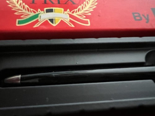 🔴 PAPERMATE penna sfera GRAND PRIX MESSICO cromata a pulsante vintage 1992