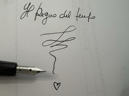 Montegrappa Stylo-Plume Stylo à Plume Extra Celluloid Bouton Bas Écrit Vintage 