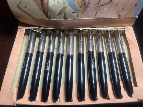 Toujours Stifte Füllfederhalter A Kolben Diehl Ungelaufen Lot 10 Jahrgang 1950 
