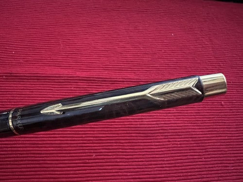 Parker Stylo-Plume Stylo à Plume 180 Laque Et Sphère 75 Scrivono Vintage