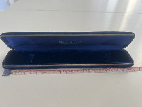 Philip Watch Box Wristwatch Case Velveteen Vintage