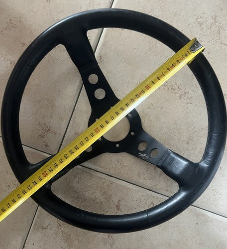 FIAT 500 Giannini Steering Wheel Ap Sport Crafts Skin Metal Dia 34 Vintage