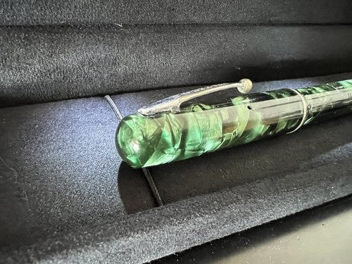 DE WATERMAN Stylo-Plume Stylo à Plume Levier Celluloid Ideal Or 14 KT Vintage