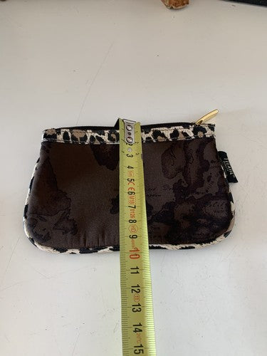 Prima Classe Alviero Martini Trousse Portefeuille Maquillage Effet Léopard