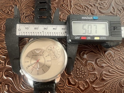 🔴 EMPORIO ARMANI orologio uomo quarzo AR0514 ORE INTERNAZIONALI garanzia