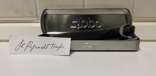 Zippo Stylo-Plume Sphère en Argent Avec Boîte Écrit Parfaitement Vintage