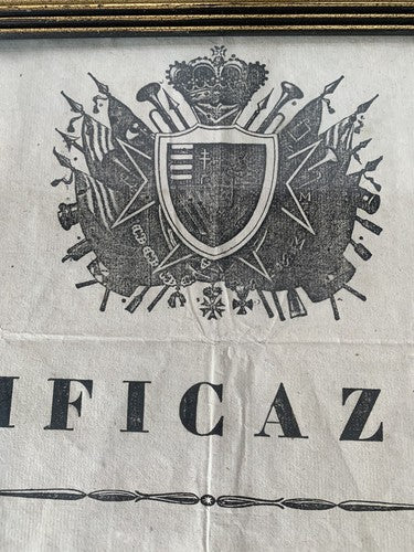 🔴 REGNO ITALIA, notificazione autorizzazione stampa al cavaliere FIRENZE 1840