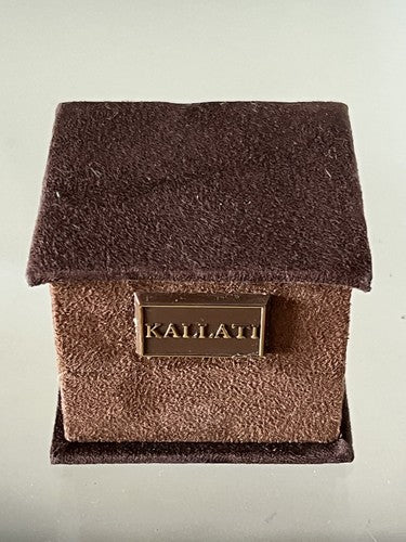 Kallati Box Earrings Jewel Flocked Case Box