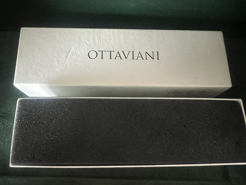 Ottaviani Stylo-Plume Sphère Roller Laque Chrome Trousse Et Garantie NOS