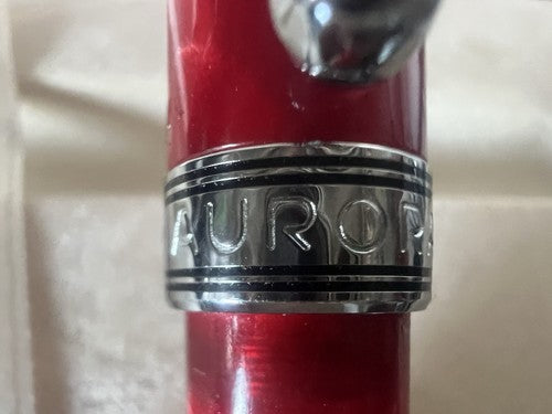 AURORA Optima Auroloide Mini Ballpoint Pen Fire Limited Edition 11 Cm 