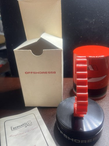 🔴 EBERHARD box scatola orologio Offshore 558 cofanetto astuccio garanzia