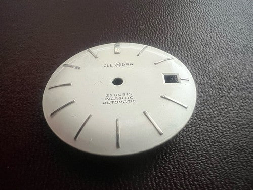 🔴 CLESSIDRA quadrante orologio polso datario da revisionare parti vintage