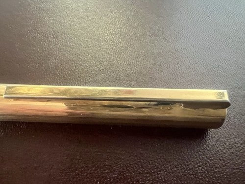 🔴 AURETTA penna sfera By Aurora dorata Italia scrive vintage ANNI 1970 A