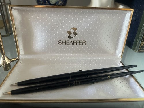 🔴 SHEAFFER penne sfera stilofori DECOR BALLPOINT boccalini supporti scrivania