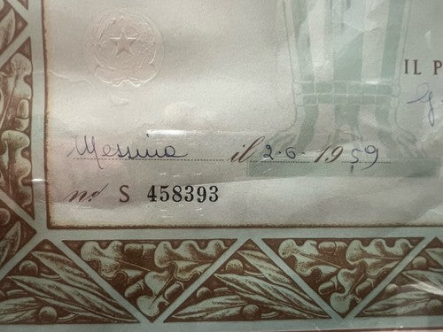 Diploma Orienteering Athletic With Stamp And Signature Votes 2 June 1959