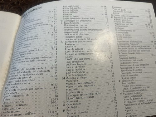 Renault 11 Booklet Car Use and Maintenance Vintage Original Italian