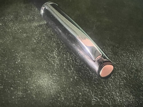 Aurora Stylo-Plume Sphère Style Noire Avec Profils Chrome Écrit 