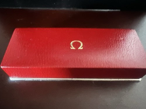 🔴 OMEGA box scatola orologio polso astuccio certificato GARANZIA 1976