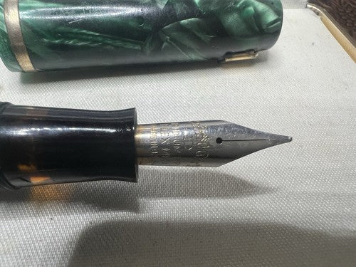Eversharp Stylo-Plume Stylo à Plume Celluloid Levier Oxford Vintage Écrit '30 