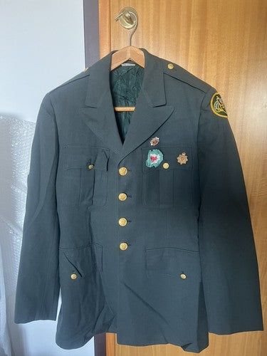 🔴 U.S. ARMI UNIFORME MEDAGLIE americana giacca lana originale 39 del 50 VINTAGE