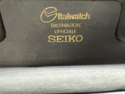 🔴 SEIKO box scatola orologio cofanetto custodia floccato fermi vintage