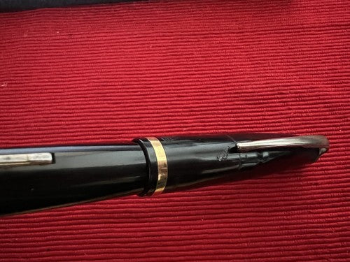 🔴 EXCELSIOR penna stilografica nera meccanismo a leva scrive vintage del 1920