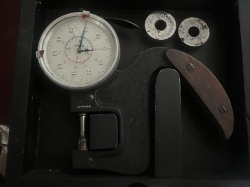 🔴 KEILPART manual wood thickness gauge with case 