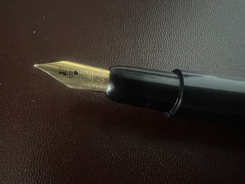 🔴 COLUMBUS penna stilografica 10 stiloforo pulsante scatto scrivania vintage C