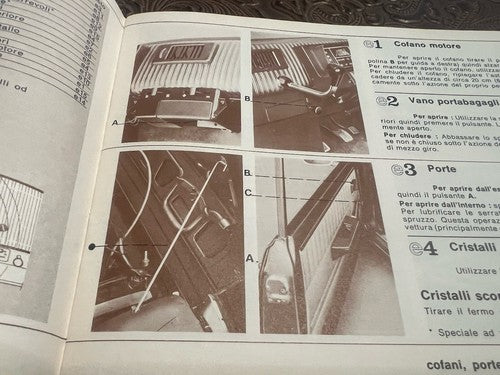 Renault 5 Anleitung Auto Verwendung Wartung Vintage Original Ausgabe Ital