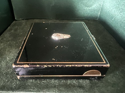 🔴 Porta cipria ART DECO specchio PORTASIGARETTE Brevetto 17837/36 vintage
