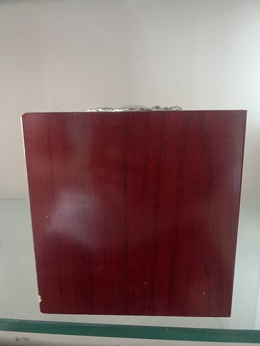 🔴 Portagioie cofanetto ARGENTO 925 legno cofanetto scrigno astuccio 4