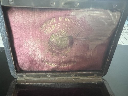 FRERES BERGEON Boîtier Boîte Montre Poche Coffret Trousse Housse Vintage 