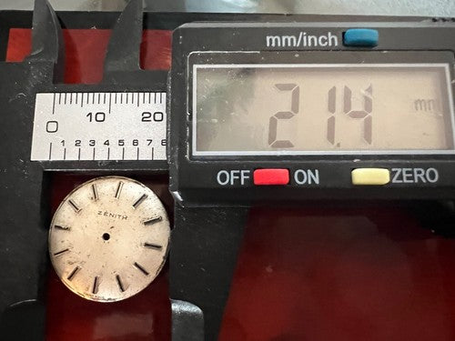 🔴 ZENITH movimento orologio QUADRANTE champagne da revisionare parti vintage
