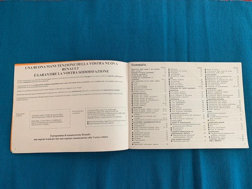 🔴 ORIGINAL RENAULT Oldtimer-Bedienungsanleitung und Wartungshandbuch von 1980 