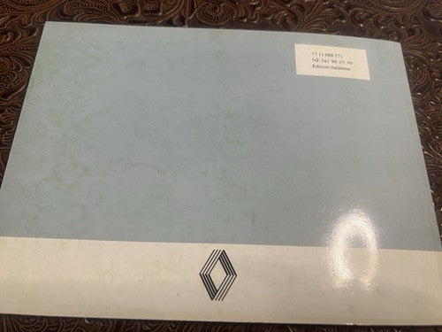 Renault Clio Livret Voiture Utilisation Entretien Zunge Allemagne Original Cru