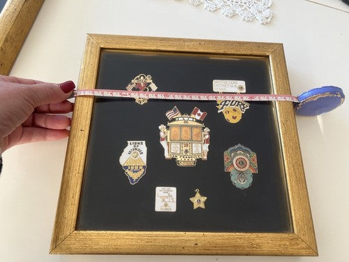 Lions Club USA Saint Francisco Philadelphia de la Broche Vernis Vintage